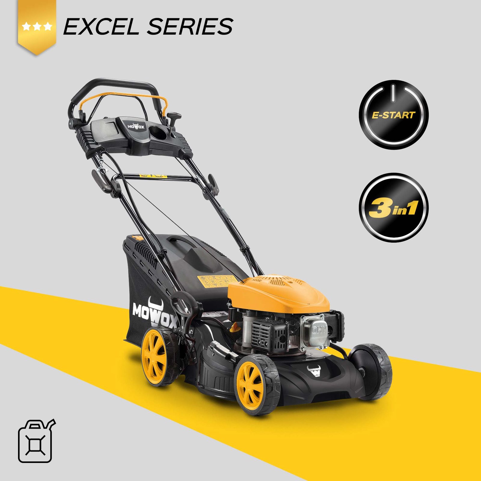 Cortacésped de gasolina remolcado MOWOX ® PM 4335 SE-Serie Excel - Imagen 7